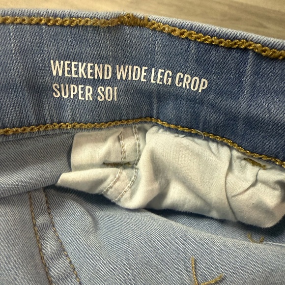 Torrid Weekend Wide Leg Crop Super Soft Stretch Waist Size 0 - Picture 9 of 10